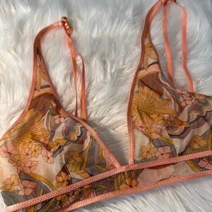 Victoria's Secret Floral Mesh Bralette